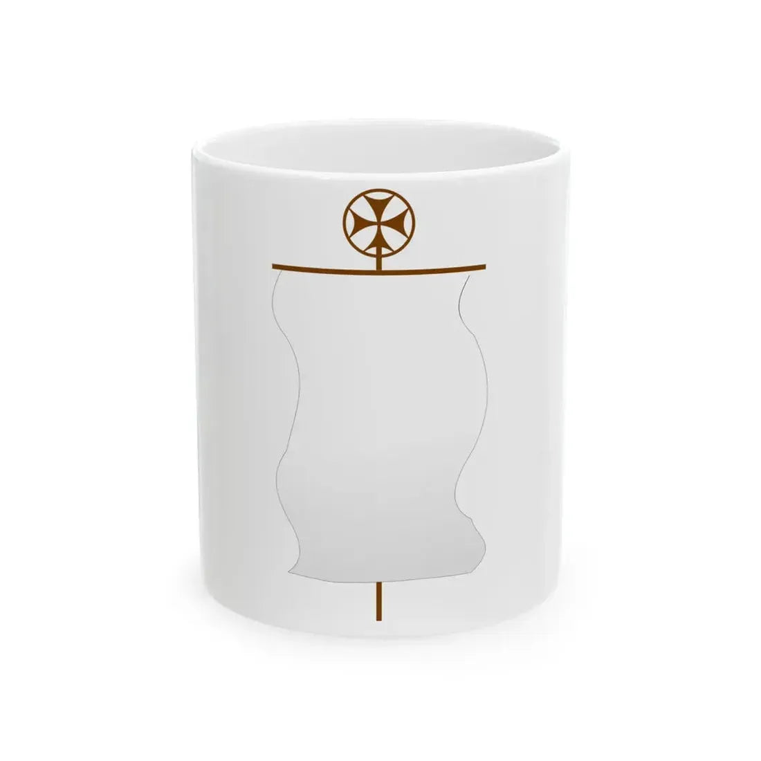 Georgian labarum (Georgia) White Coffee Mug 11oz - Go Mug Yourself