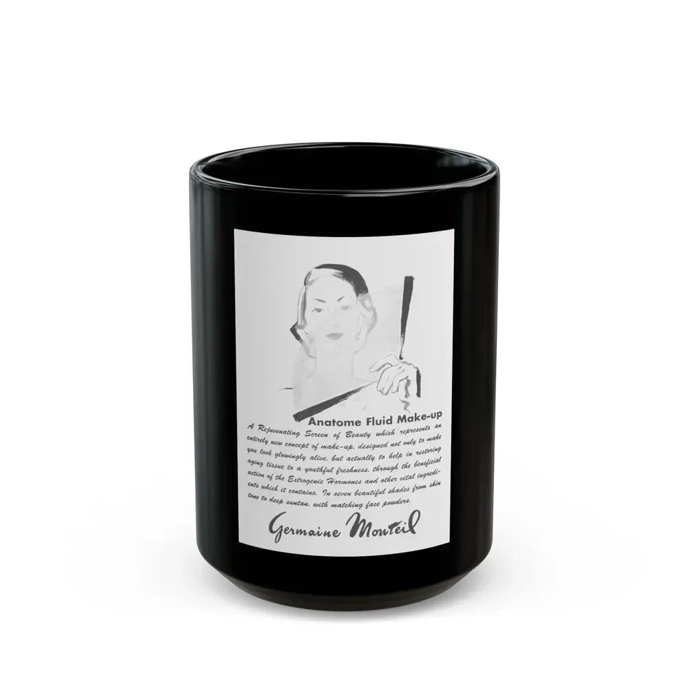Germaine Monteil, 1952 - Black Coffee Mug 15oz - Go Mug Yourself