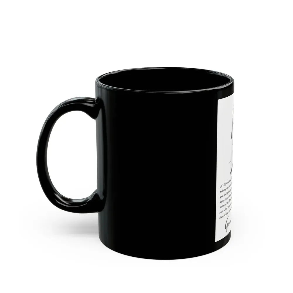 Germaine Monteil, 1952 - Black Coffee Mug - Go Mug Yourself