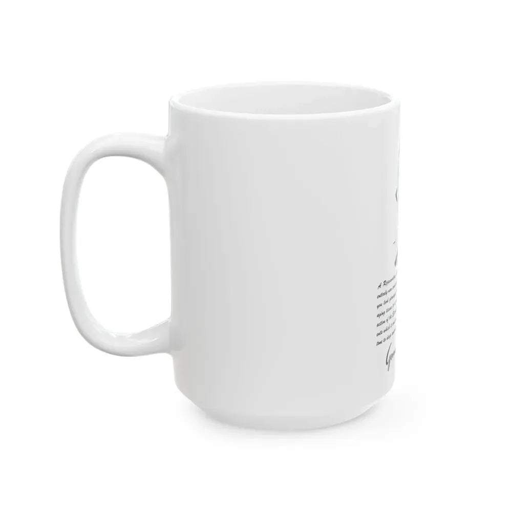 Germaine Monteil, 1952 - White Coffee Mug - Go Mug Yourself