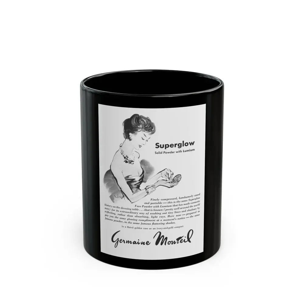 Germaine Monteil, 1955 - Black Coffee Mug 11oz - Go Mug Yourself