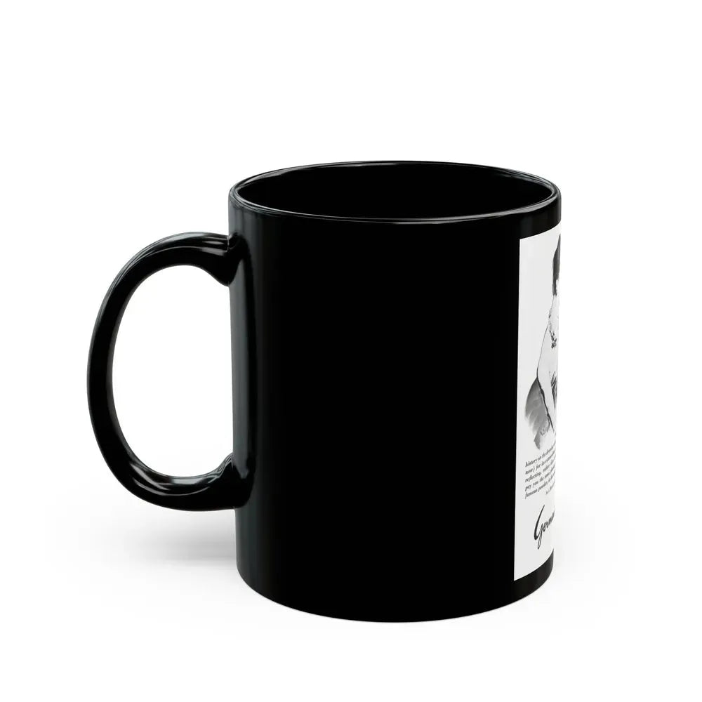 Germaine Monteil, 1955 - Black Coffee Mug - Go Mug Yourself