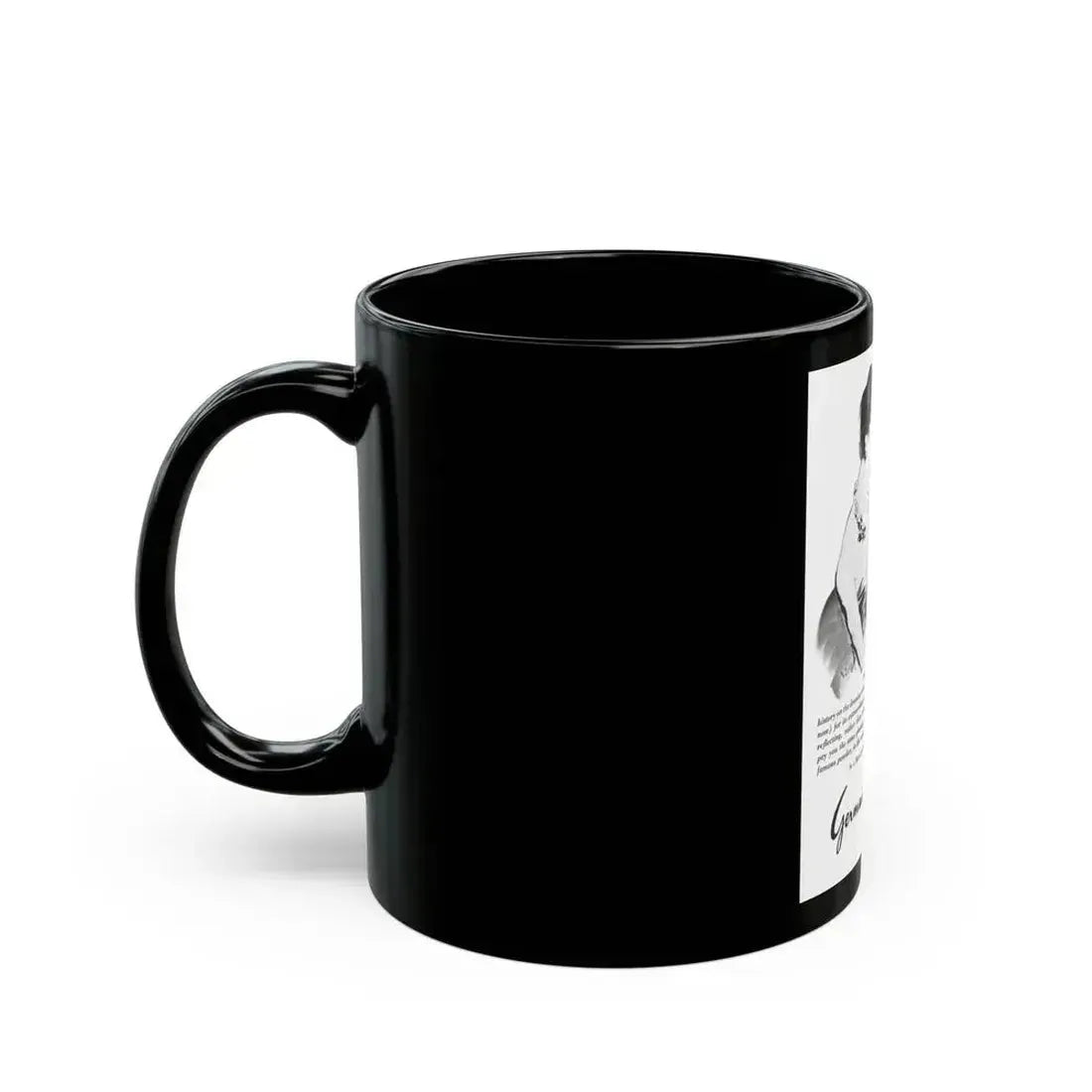 Germaine Monteil, 1955 - Black Coffee Mug - Go Mug Yourself