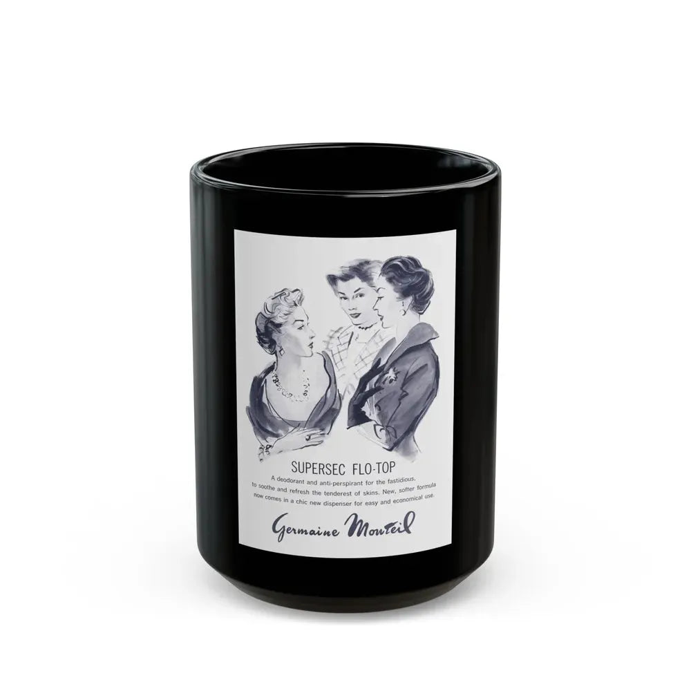 Germaine Monteil, 1959 - Black Coffee Mug 15oz - Go Mug Yourself