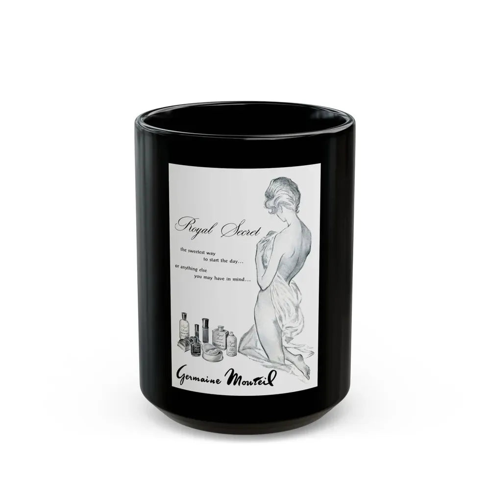 Germaine Monteil, 1963 - Black Coffee Mug 15oz - Go Mug Yourself