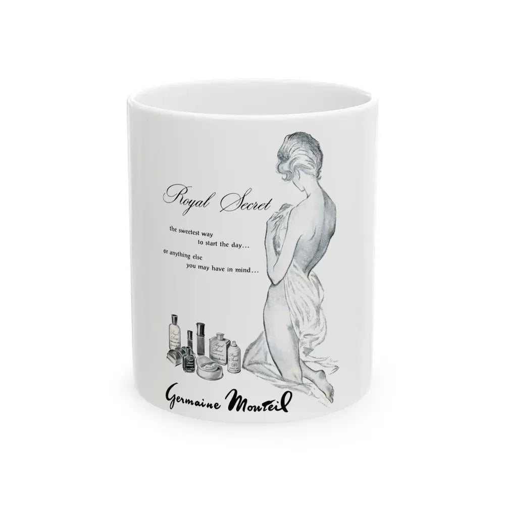 Germaine Monteil, 1963 - White Coffee Mug 11oz - Go Mug Yourself