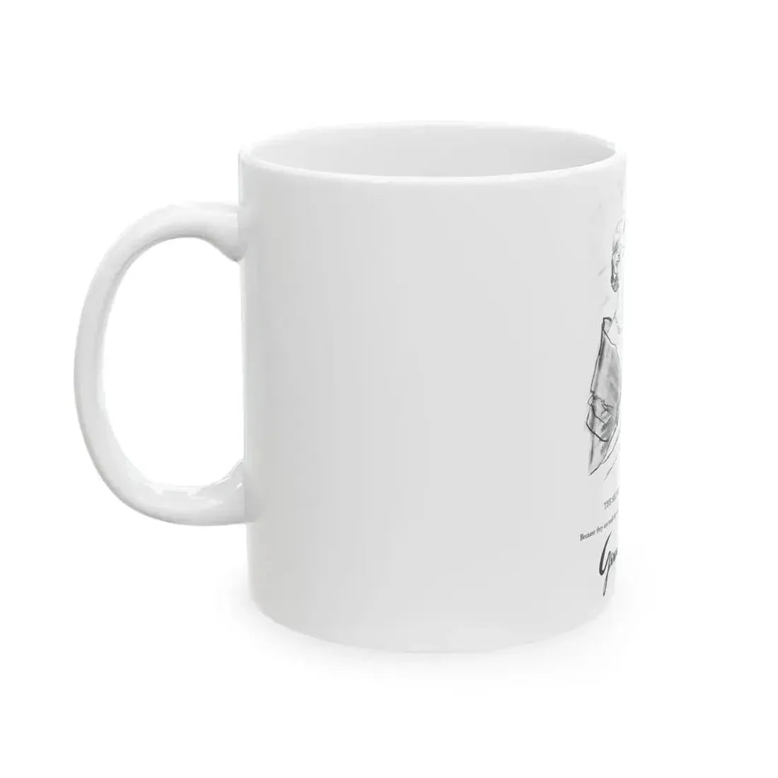 Germaine Monteil advt, Beauty Balm and Face Powder, 1950 - White Coffee Mug - Go Mug Yourself