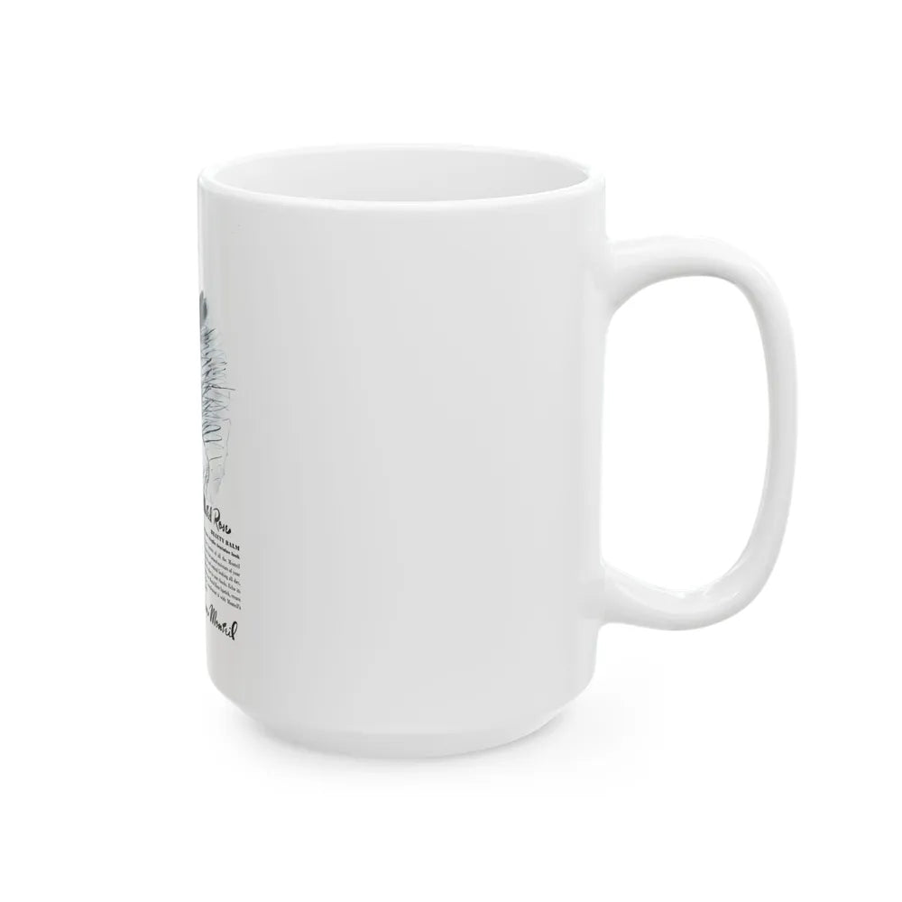 Germaine Monteil advt, Muted Rose, 1945 - White Coffee Mug - Go Mug Yourself
