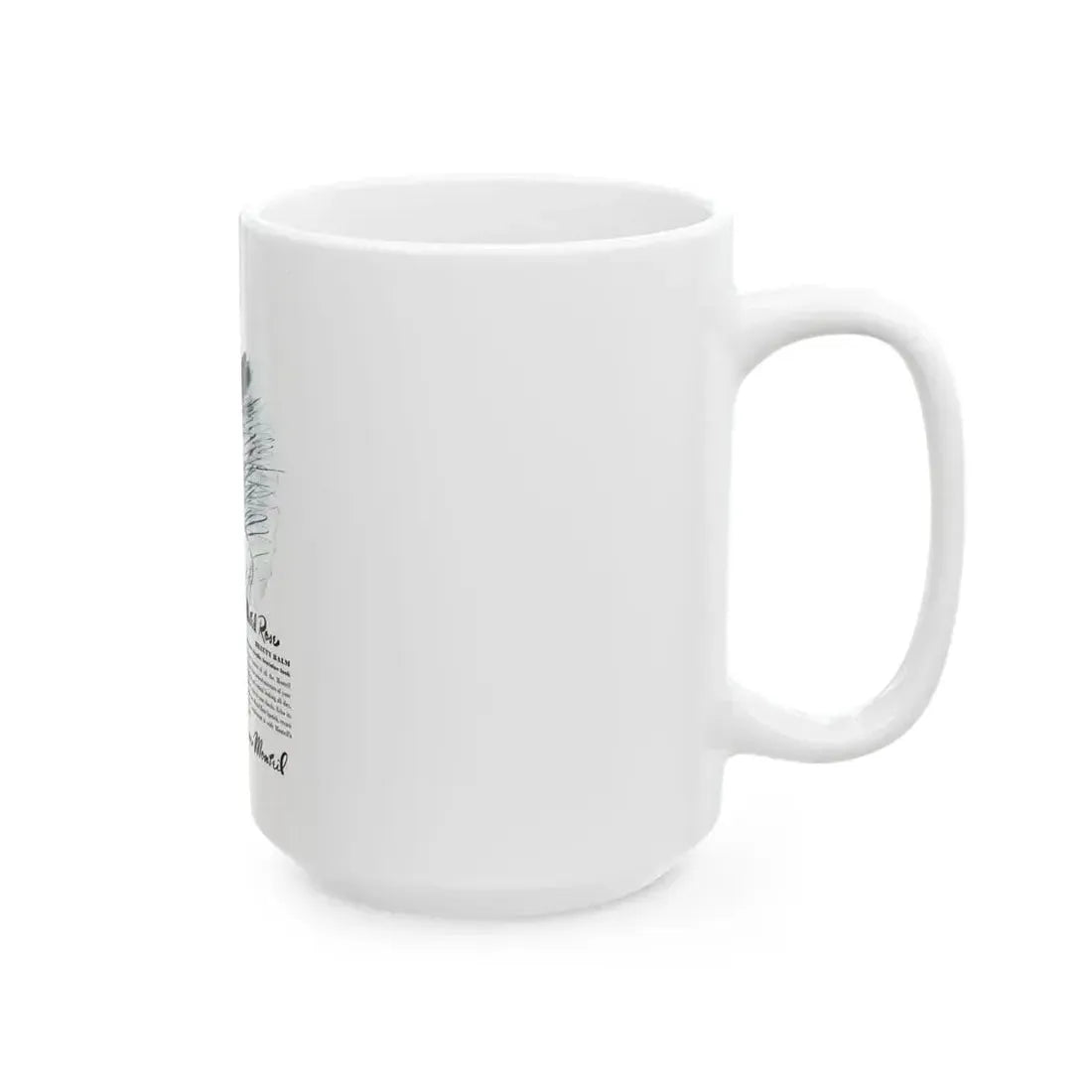 Germaine Monteil advt, Muted Rose, 1945 - White Coffee Mug - Go Mug Yourself
