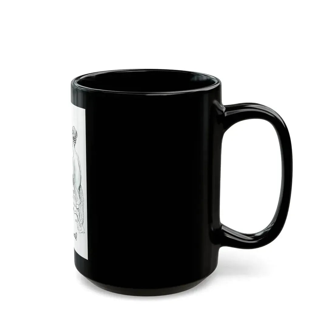 Germaine Monteil advt, Royal Secret, 1947 - Black Coffee Mug - Go Mug Yourself