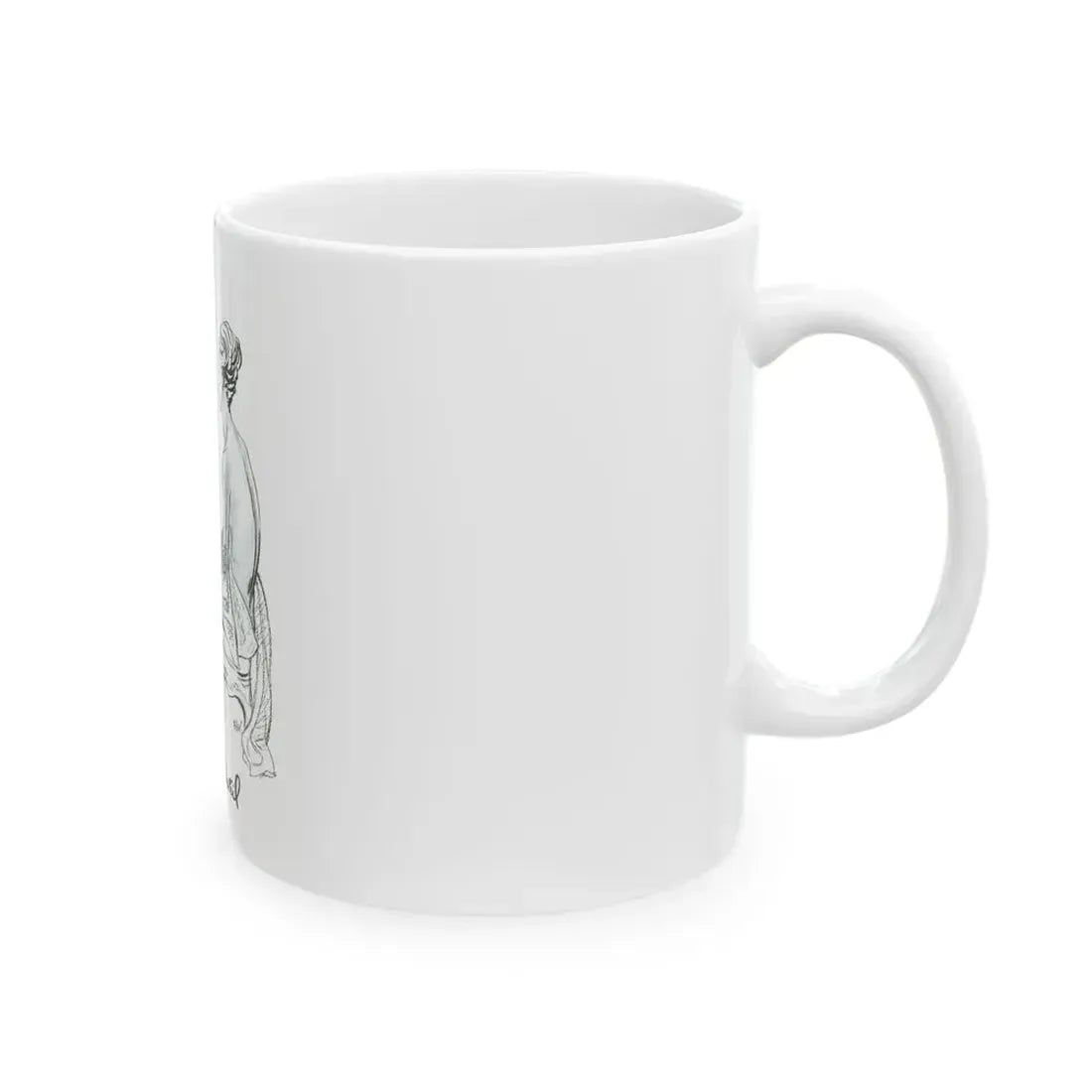 Germaine Monteil advt, Royal Secret, 1947 - White Coffee Mug - Go Mug Yourself