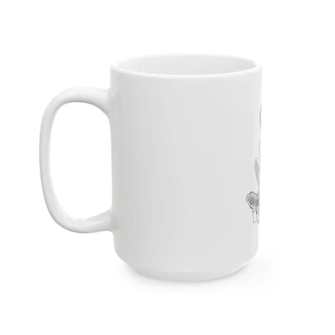 Germaine Monteil advt, Summer's burning question, 1947 - White Coffee Mug - Go Mug Yourself