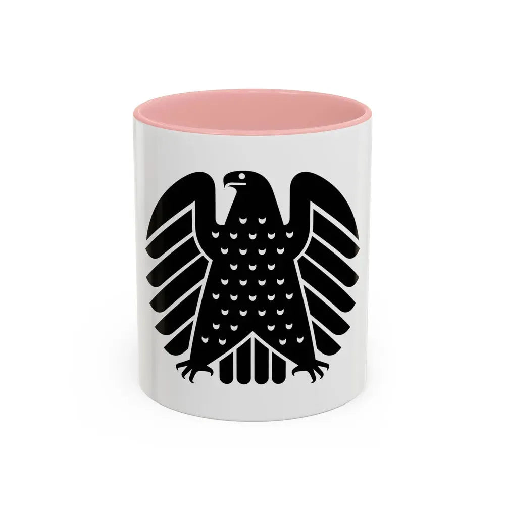 German Bundestag - Accent Coffee Mug 11oz Pink - Go Mug Yourself