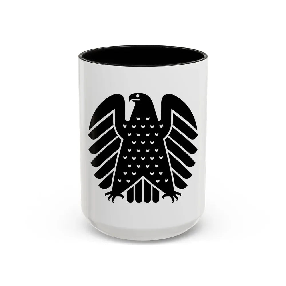German Bundestag - Accent Coffee Mug 15oz Black - Go Mug Yourself