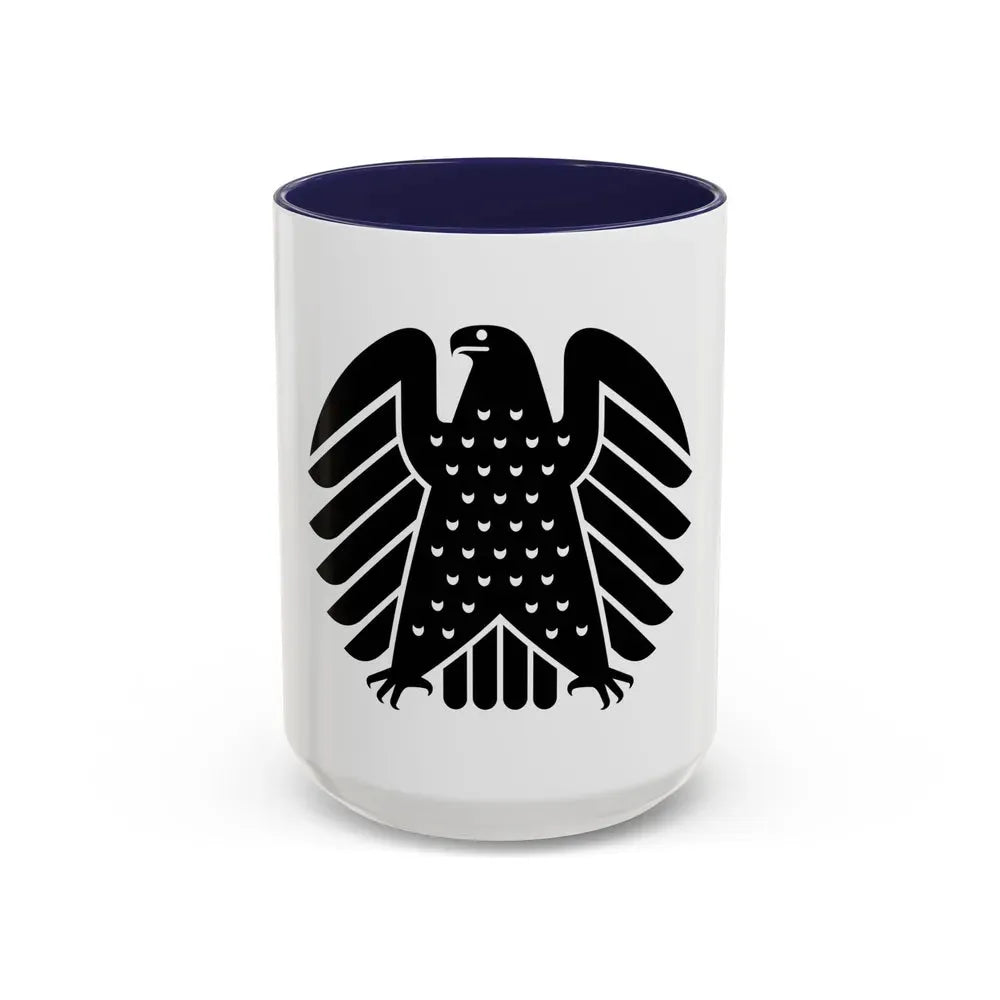 German Bundestag - Accent Coffee Mug 15oz Navy - Go Mug Yourself