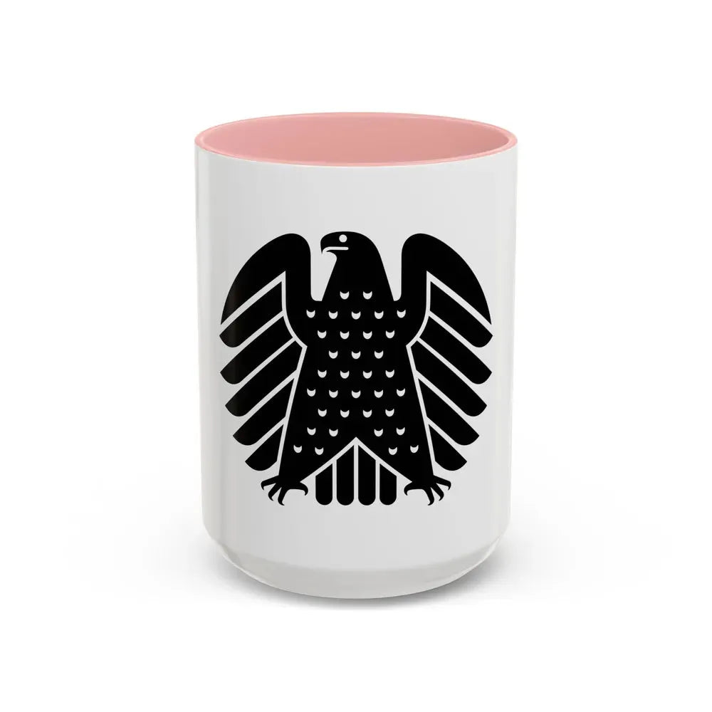 German Bundestag - Accent Coffee Mug 15oz Pink - Go Mug Yourself