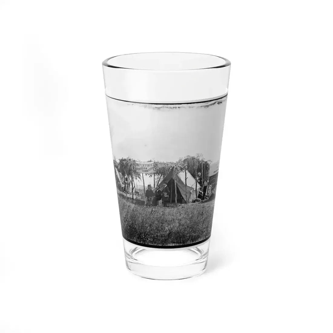 Germantown, Va. Headquarters Of The U.S. Christian Commission (U.S. Civil War) Pint Glass 16oz 16oz - Go Mug Yourself