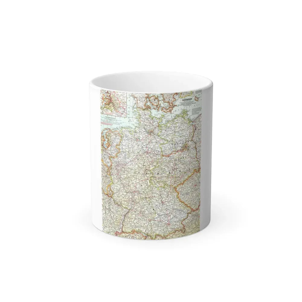 Germany (1959) (Map) Color Changing Mug 11oz Default Title 11oz - Go Mug Yourself