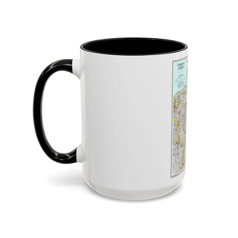 Germany (1991) (Map) Accent Coffee Mug - Go Mug Yourself