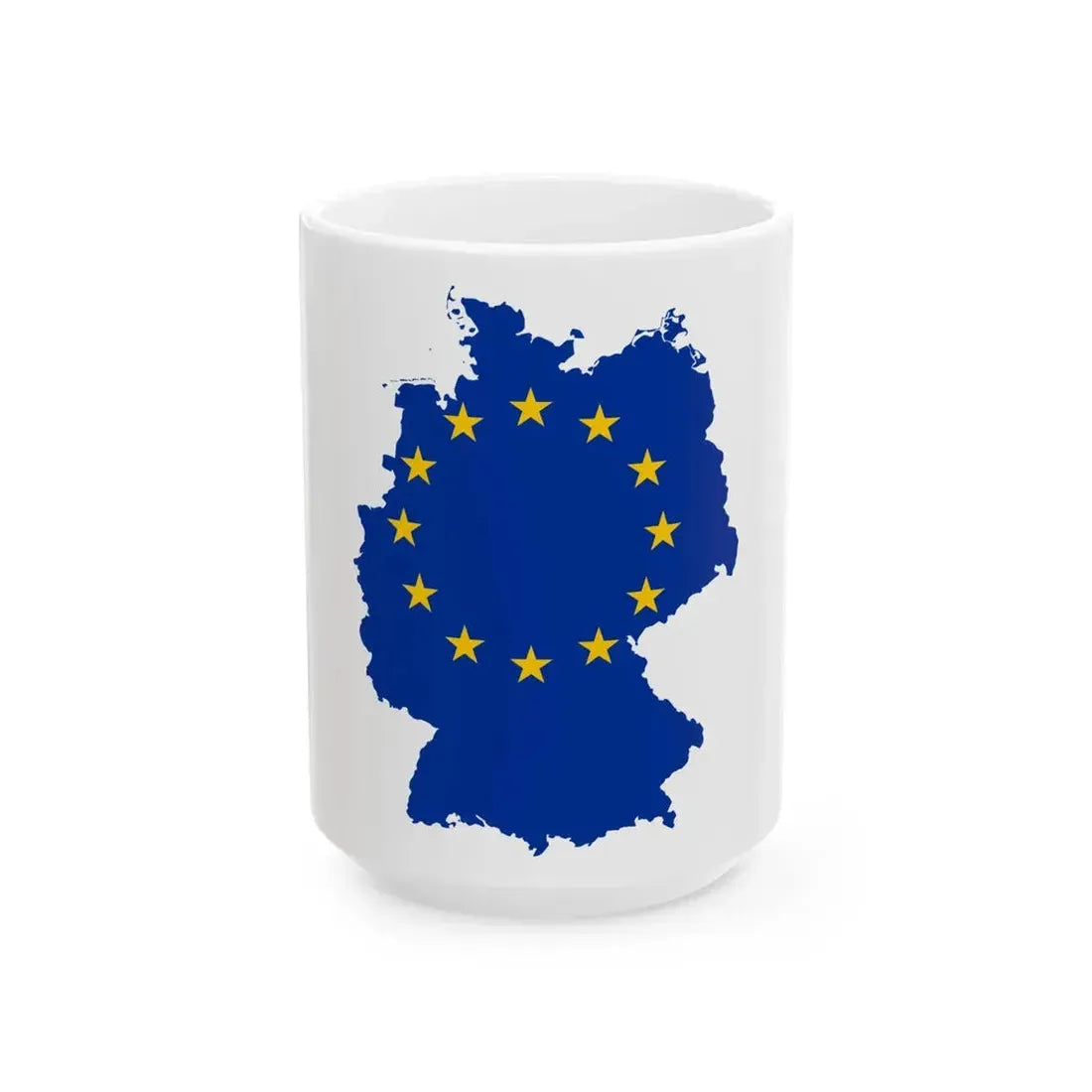Germany EU (Germany) White Coffee Mug 15oz - Go Mug Yourself