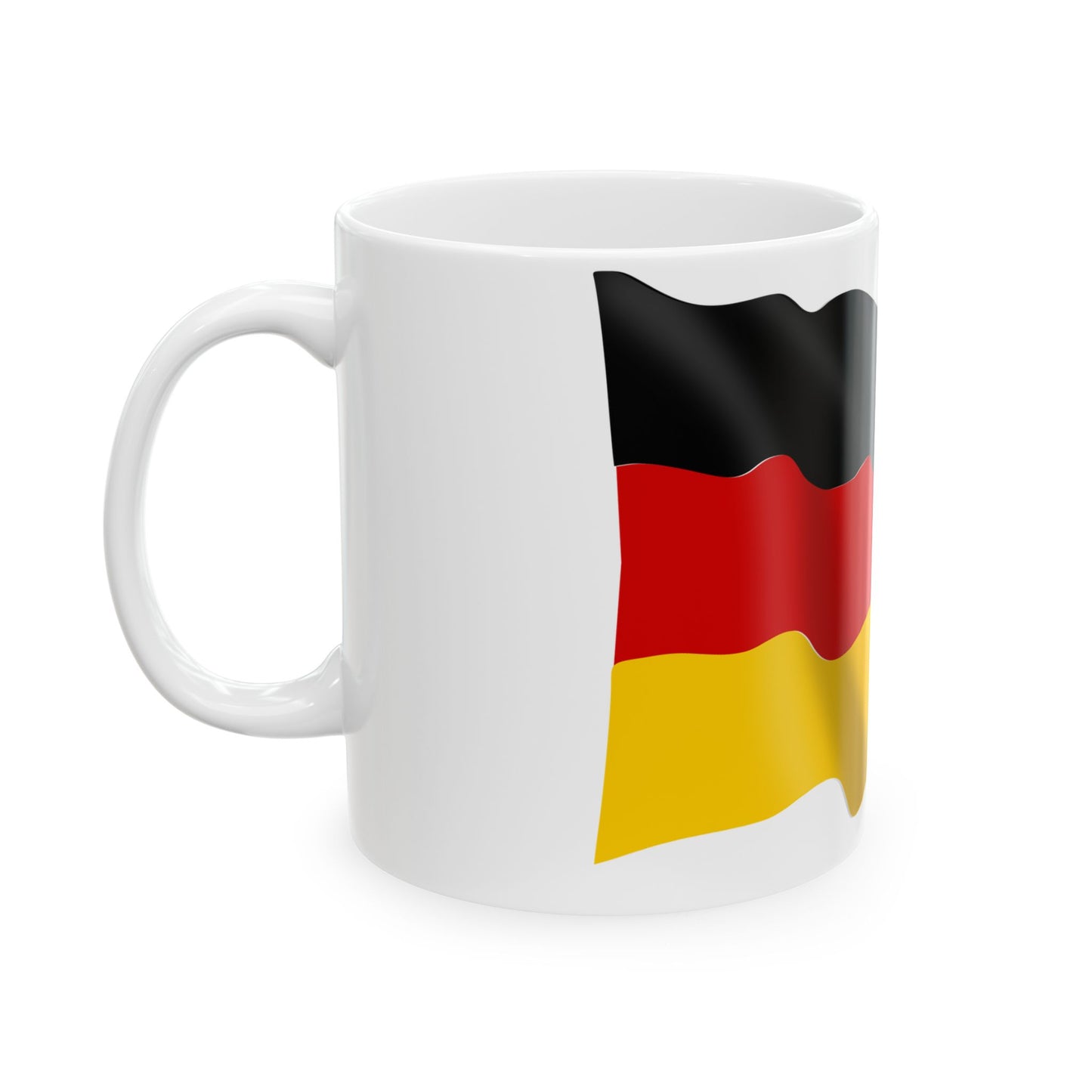 Germany-flag (Germany) White Coffee Mug-Go Mug Yourself