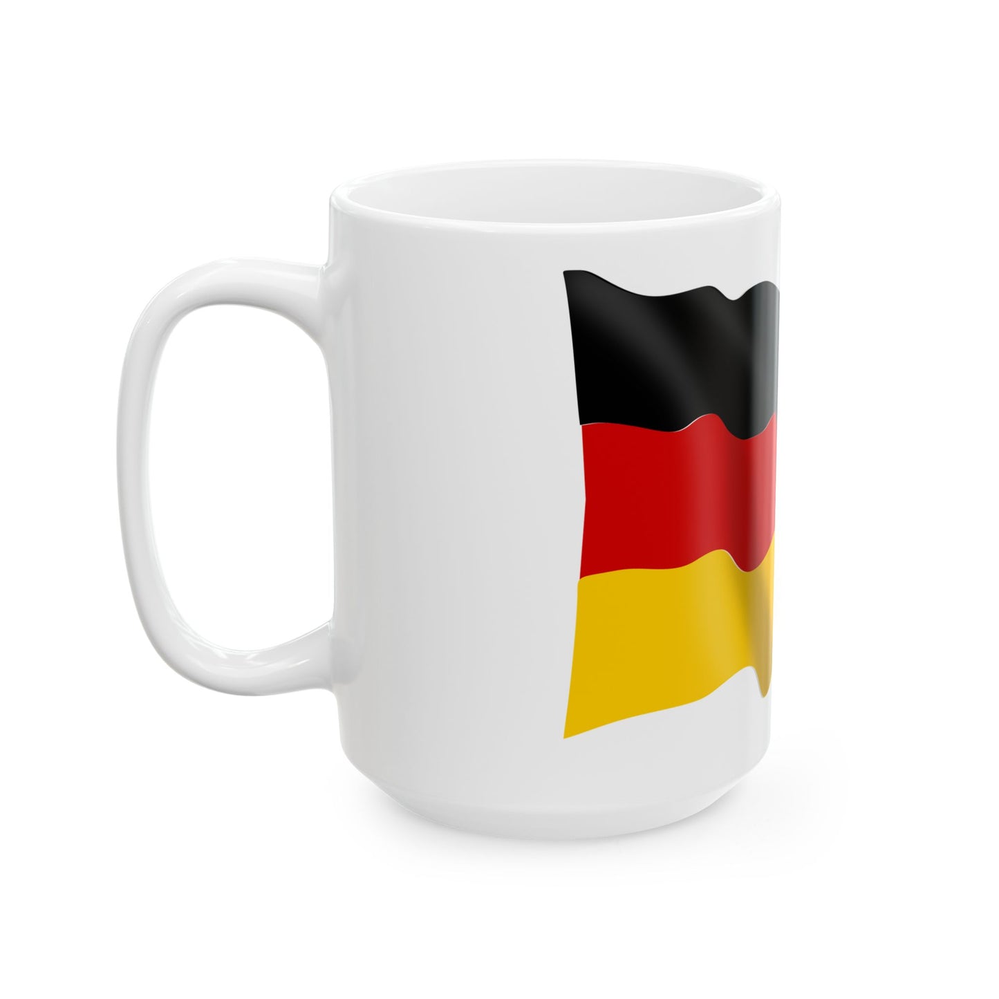 Germany-flag (Germany) White Coffee Mug-Go Mug Yourself