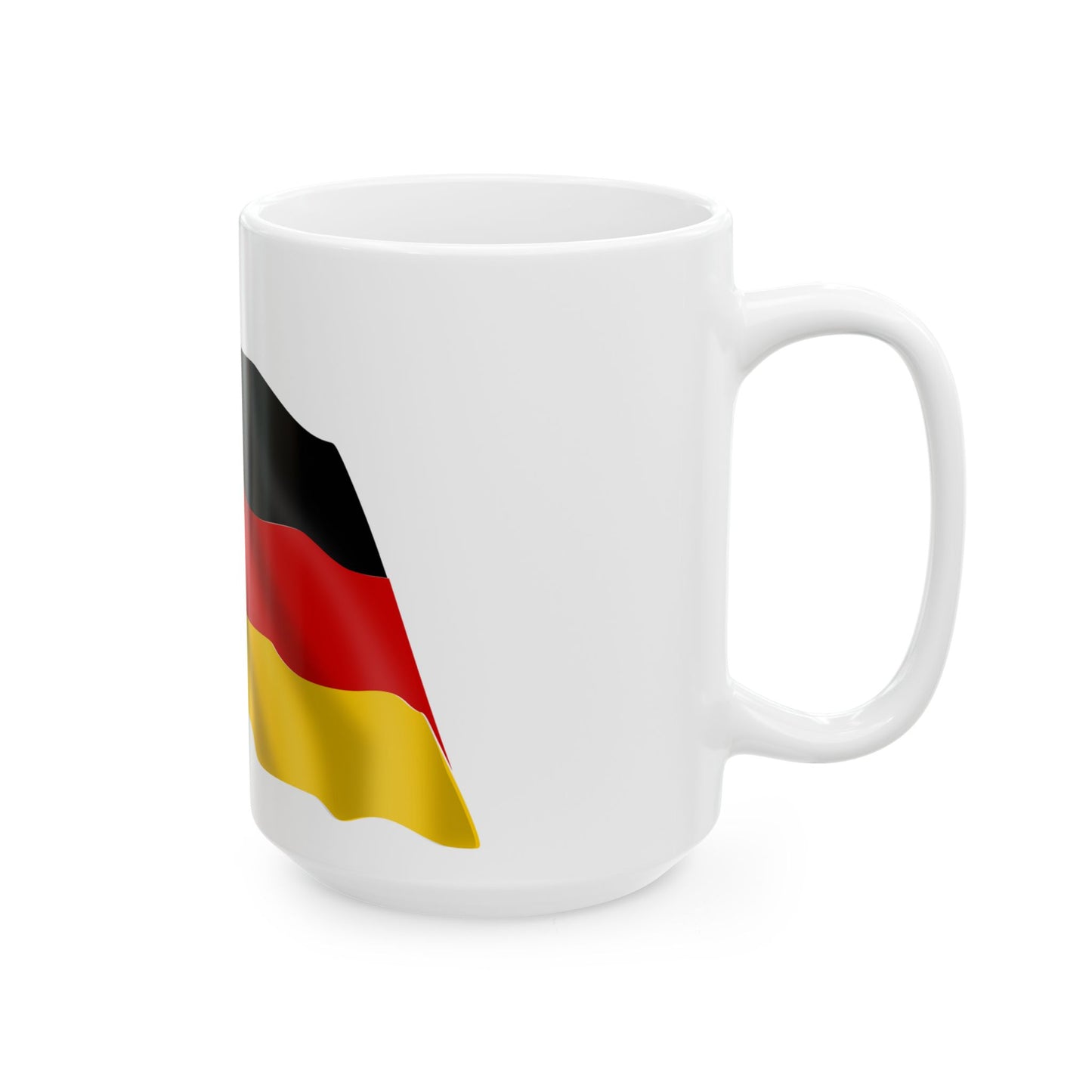 Germany-flag (Germany) White Coffee Mug-Go Mug Yourself