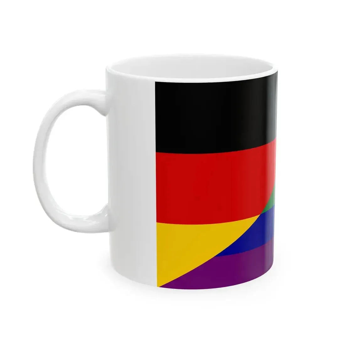 Germany Gay flag (Germany) White Coffee Mug - Go Mug Yourself
