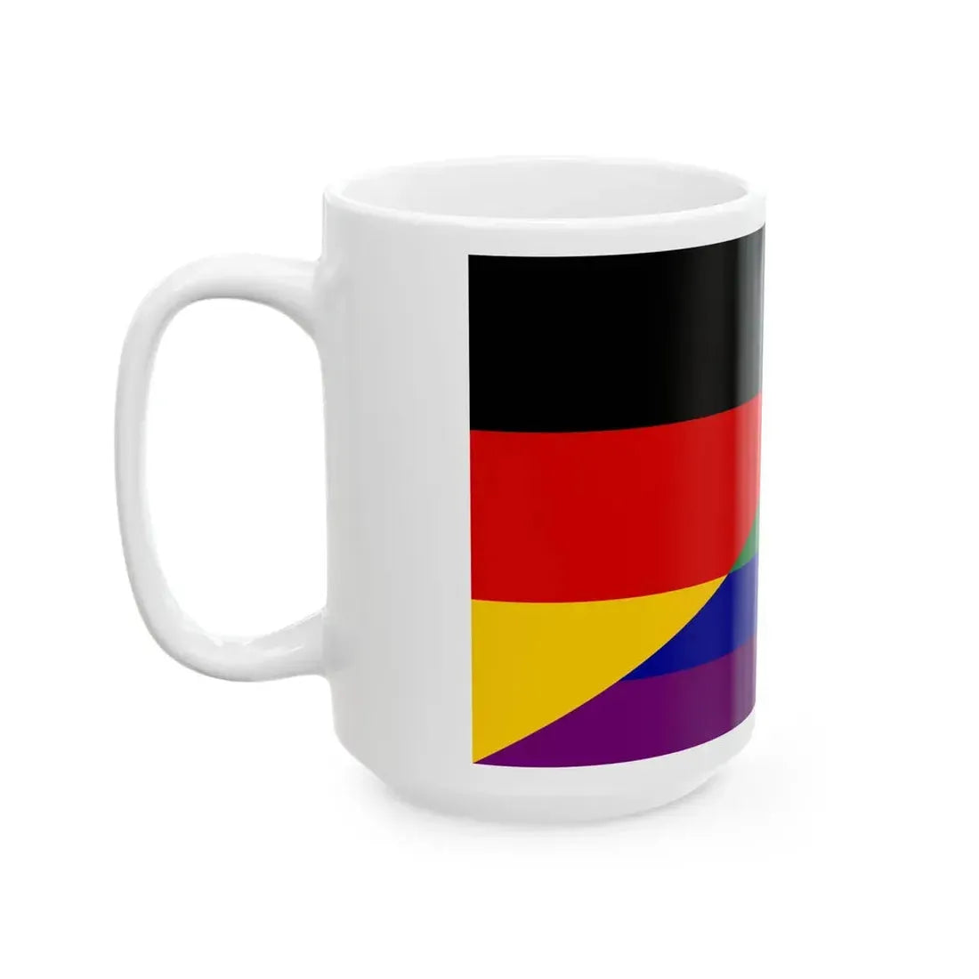 Germany Gay flag (Germany) White Coffee Mug - Go Mug Yourself