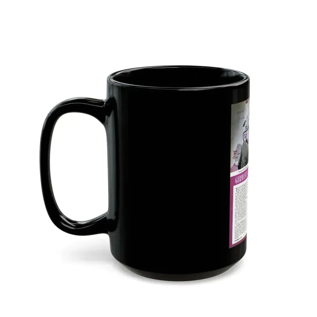 Germany's Strategy of Defeat, Liberty, September 18, 1943 - Black Coffee Mug - Go Mug Yourself