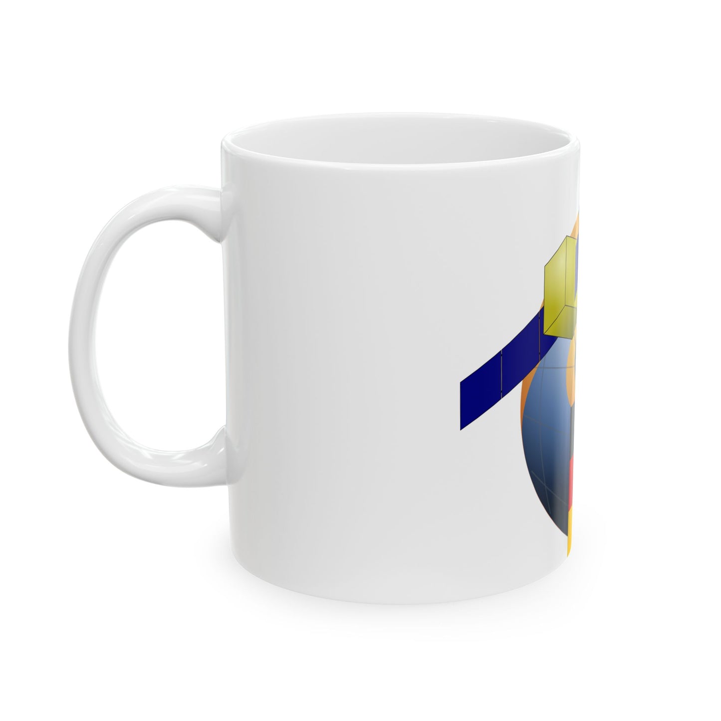 Germany-Satellite (Germany) White Coffee Mug-Go Mug Yourself