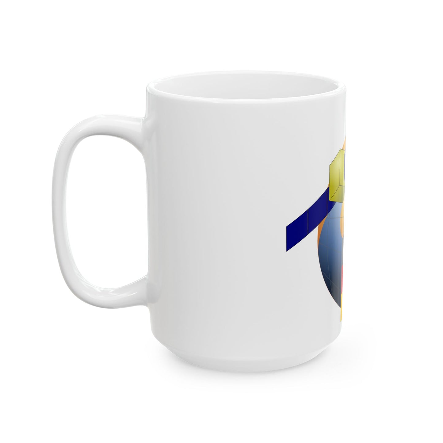 Germany-Satellite (Germany) White Coffee Mug-Go Mug Yourself