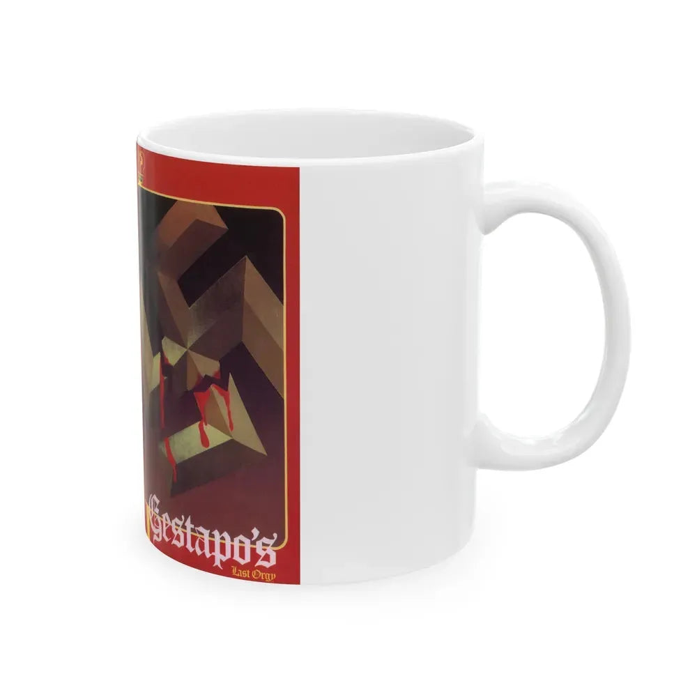 GESTAPOS (VHS COVER) - White Coffee Mug - Go Mug Yourself