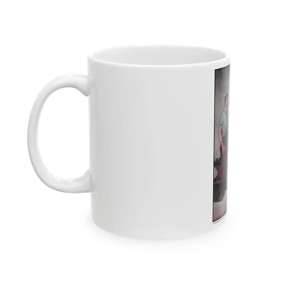 Get a Fisk, advertisement, Judge magazine, February 20, 1926 - White Coffee Mug - Go Mug Yourself