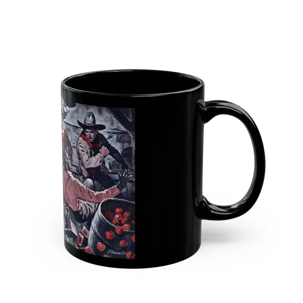 Get Me a Gun, Cavalier magazine, January 1953 - Black Coffee Mug - Go Mug Yourself
