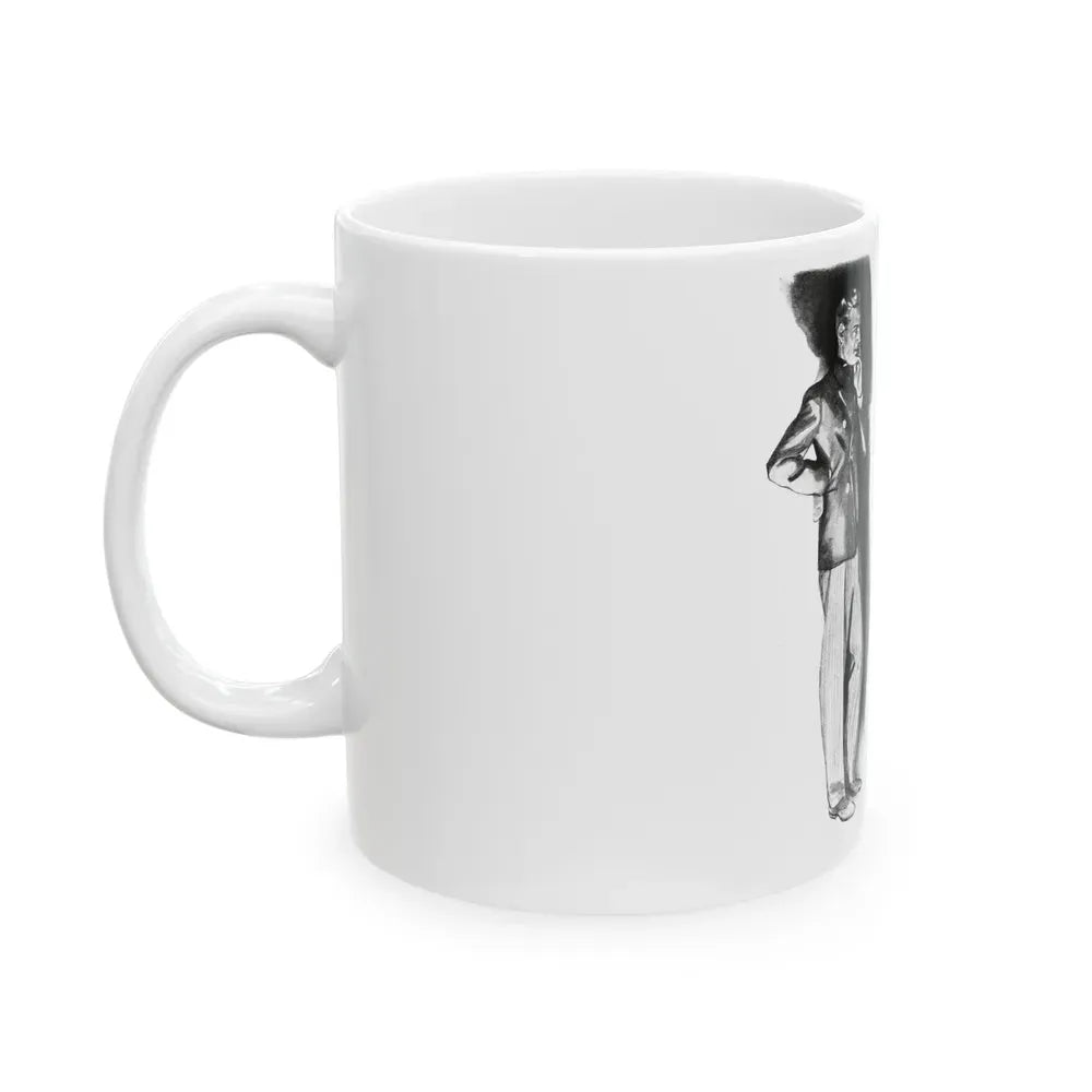 Getaway Money (1), Liberty magazine, February 2, 1935 - White Coffee Mug - Go Mug Yourself