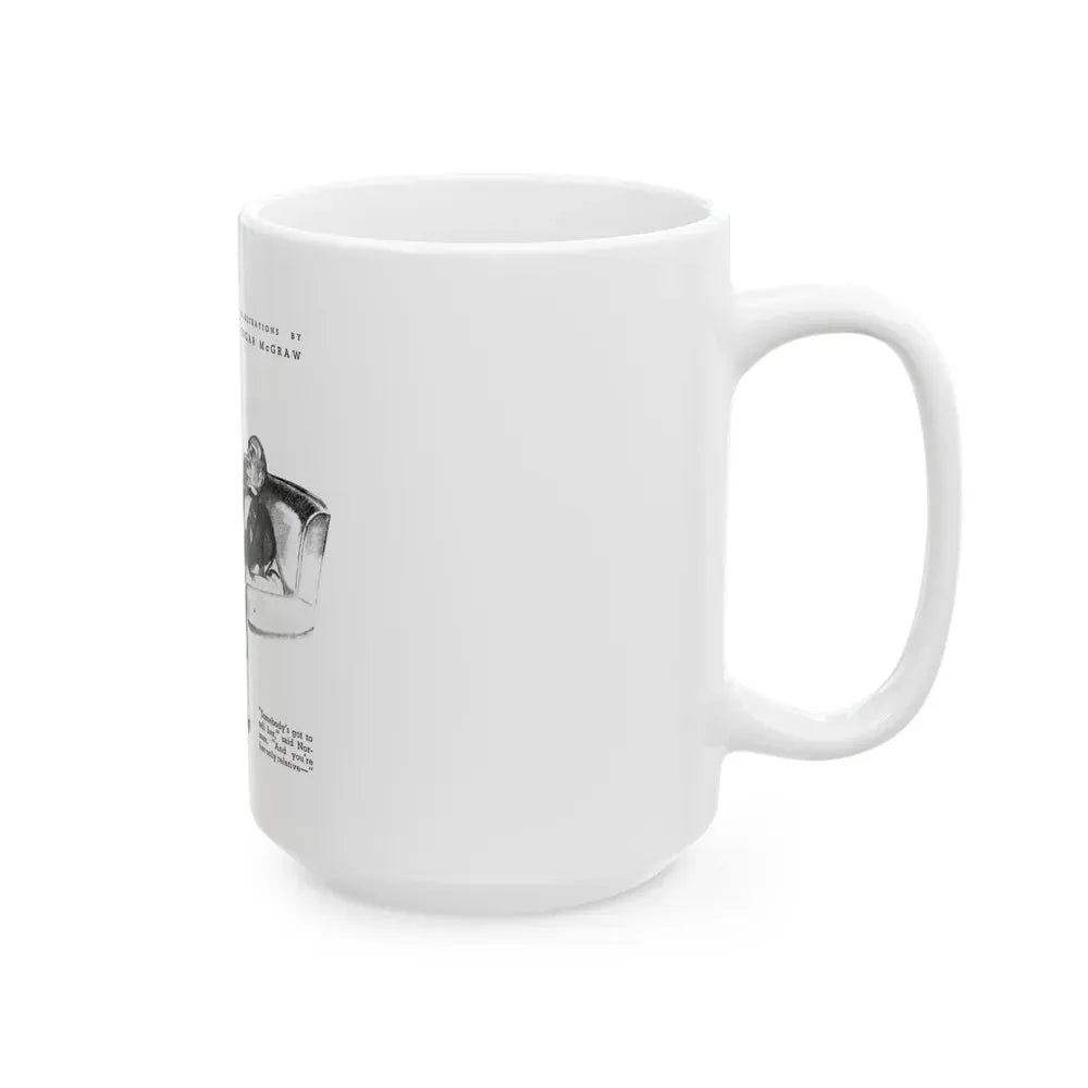 Getaway Money (2), Liberty magazine, February 2, 1935 - White Coffee Mug - Go Mug Yourself