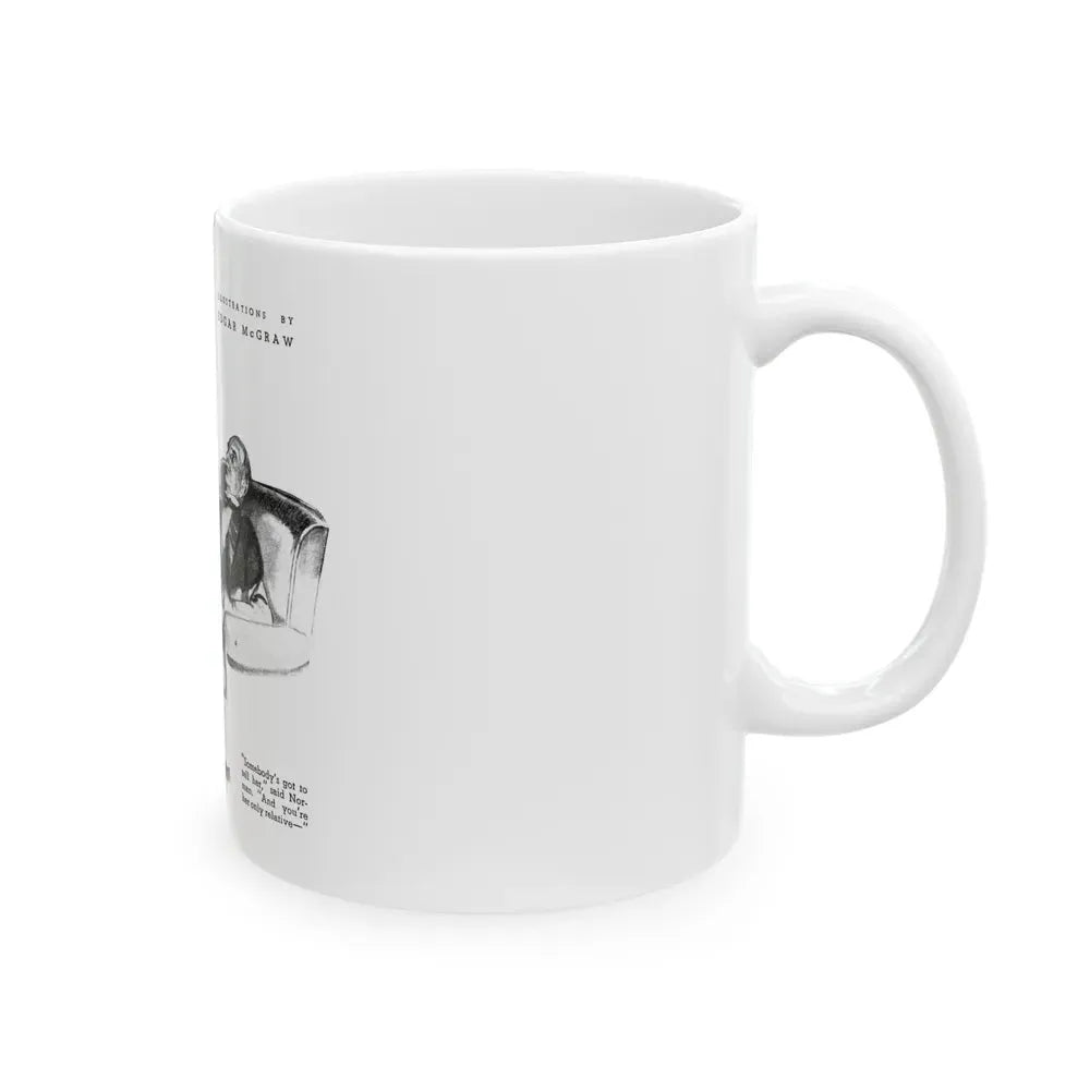 Getaway Money (2), Liberty magazine, February 2, 1935 - White Coffee Mug - Go Mug Yourself