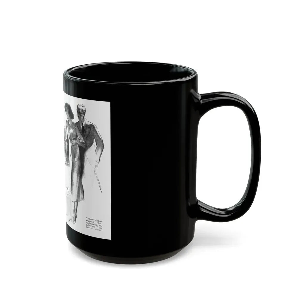 Getaway Money, Liberty magazine, February 16, 1935 - Black Coffee Mug - Go Mug Yourself