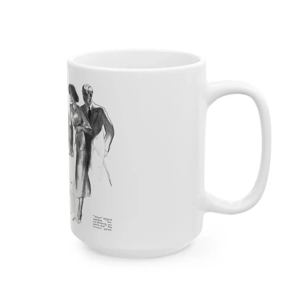 Getaway Money, Liberty magazine, February 16, 1935 - White Coffee Mug - Go Mug Yourself