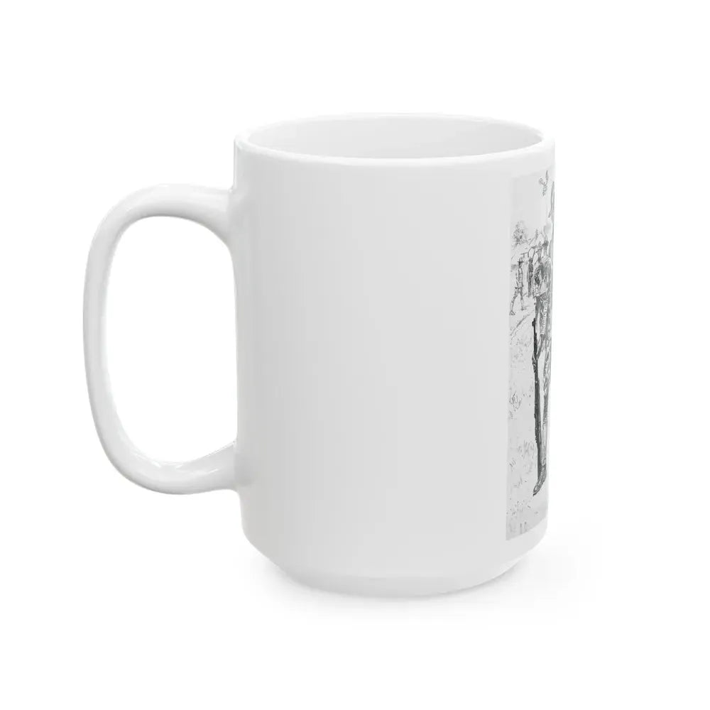 Getting Down to Brass Tactics, c. 1917 - White Coffee Mug - Go Mug Yourself