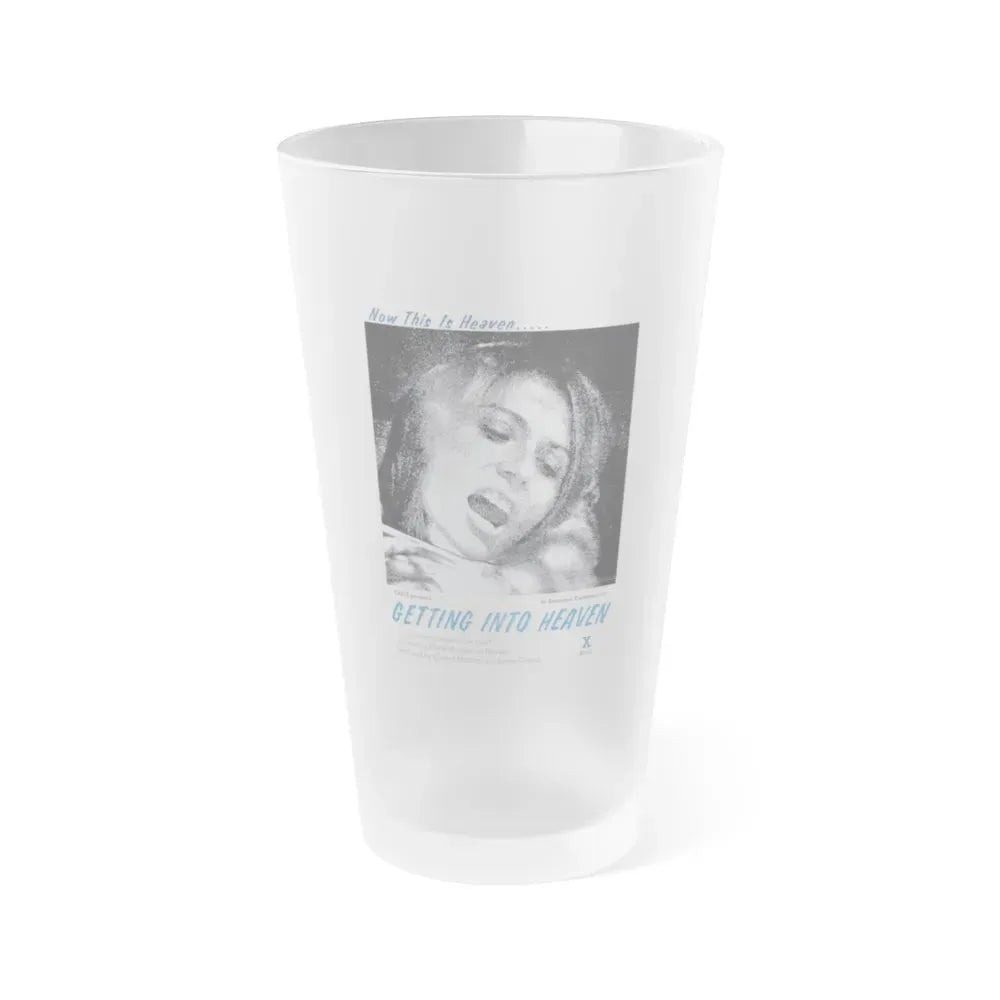 GETTING INTO HEAVEN 1970 Movie Poster - Frosted Pint Glass 16oz 16oz Frosted - Go Mug Yourself
