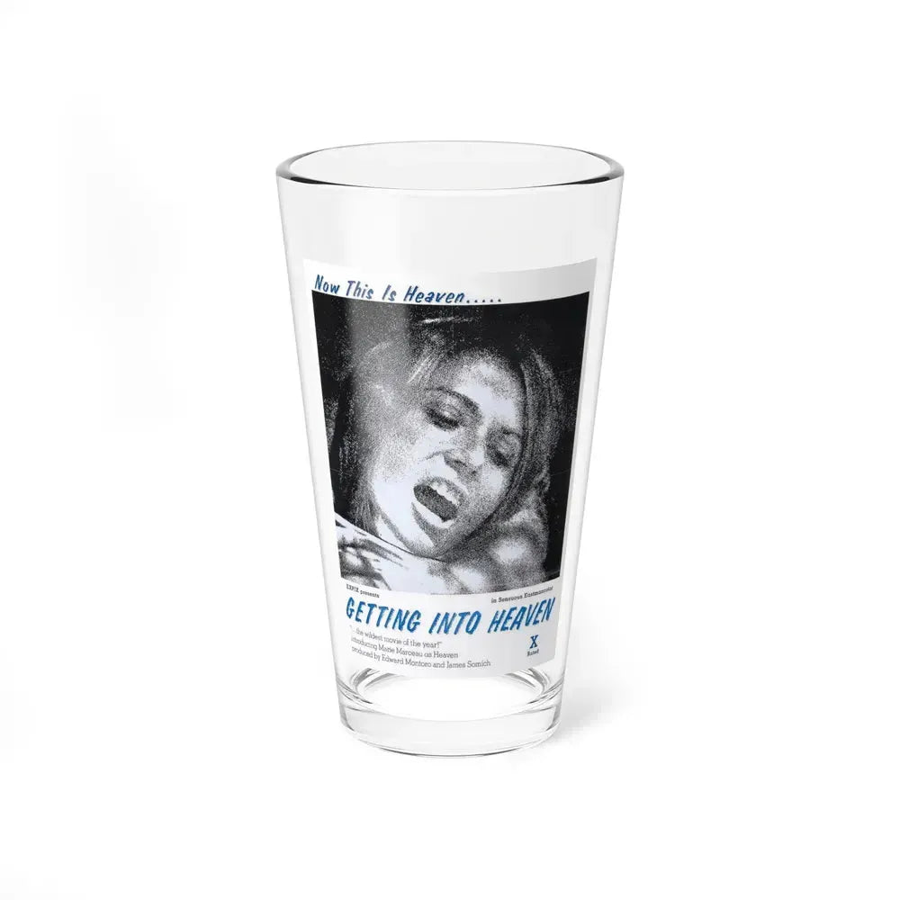 GETTING INTO HEAVEN 1970 Movie Poster - Pint Glass 16oz 16oz - Go Mug Yourself