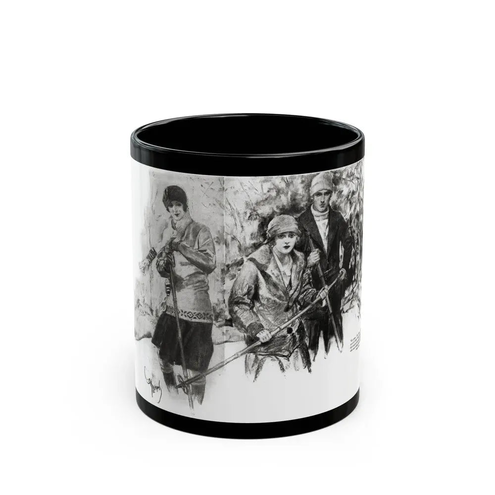 Getting Married (1), Redbook magazine, December 1926 - Black Coffee Mug 11oz - Go Mug Yourself