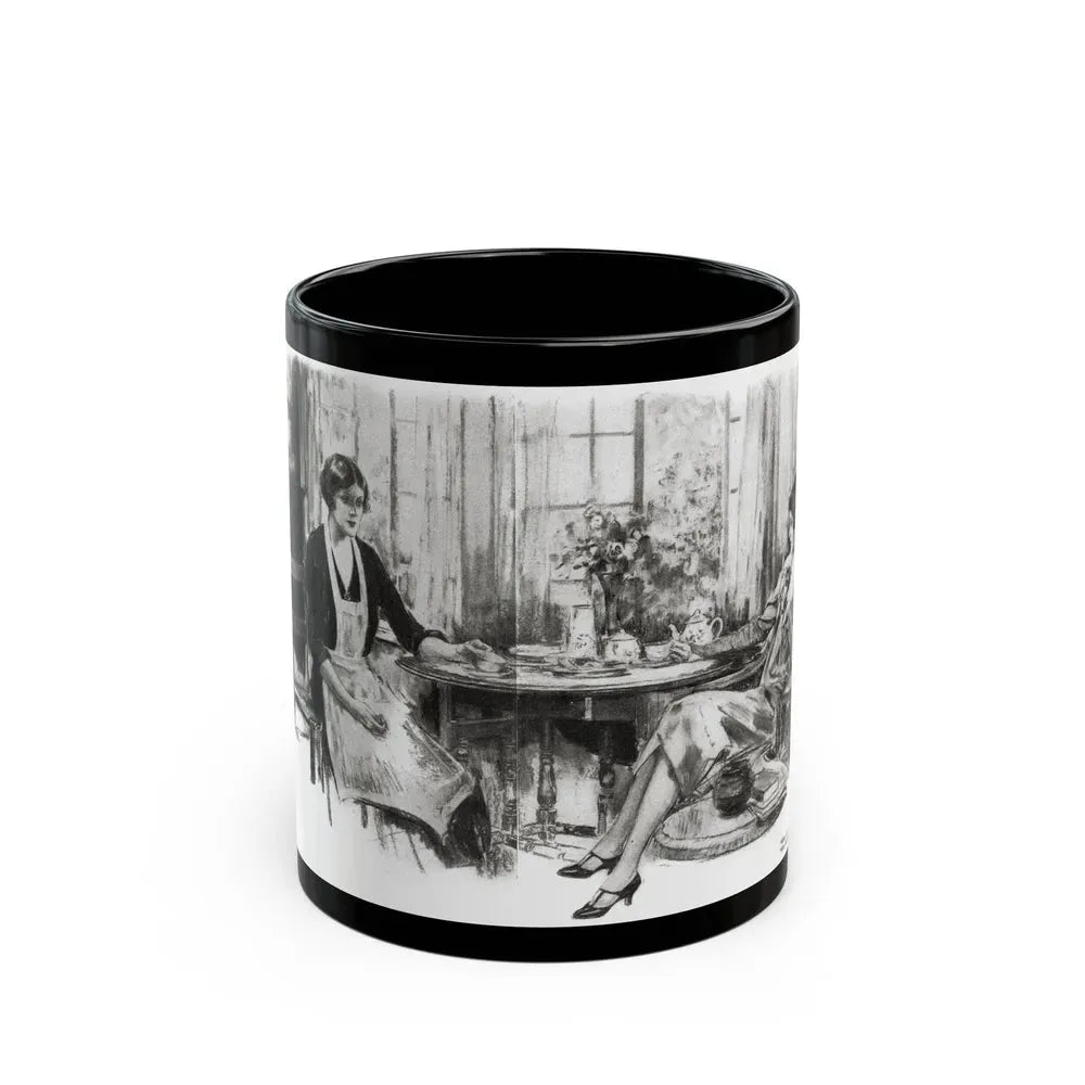 Getting Married (2), Redbook magazine, December 1926 - Black Coffee Mug 11oz - Go Mug Yourself