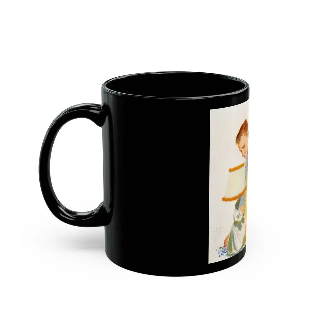 Getting Ready for a Night on the Town - Black Coffee Mug - Go Mug Yourself