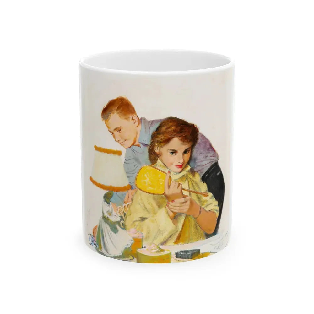 Getting Ready for a Night on the Town - White Coffee Mug 11oz - Go Mug Yourself