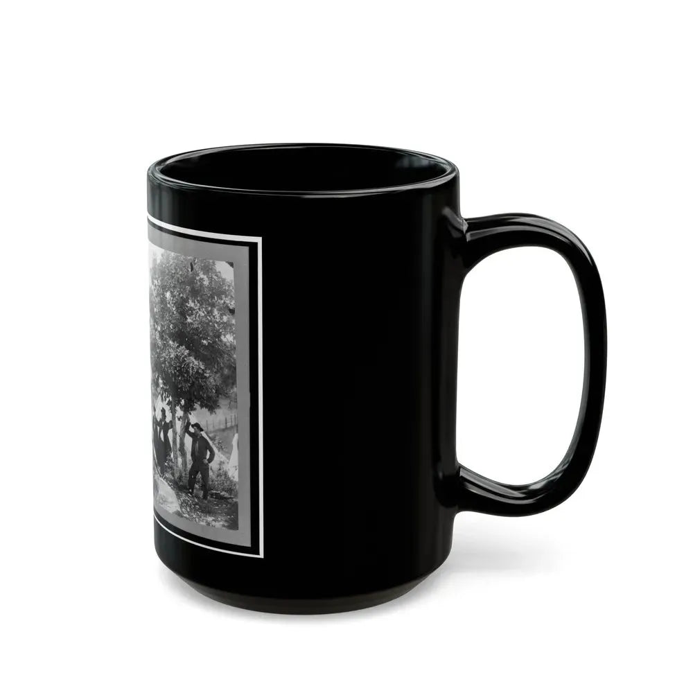 Gettysburg Camp Of Captain Huft (U.S. Civil War) Black Coffee Mug - Go Mug Yourself