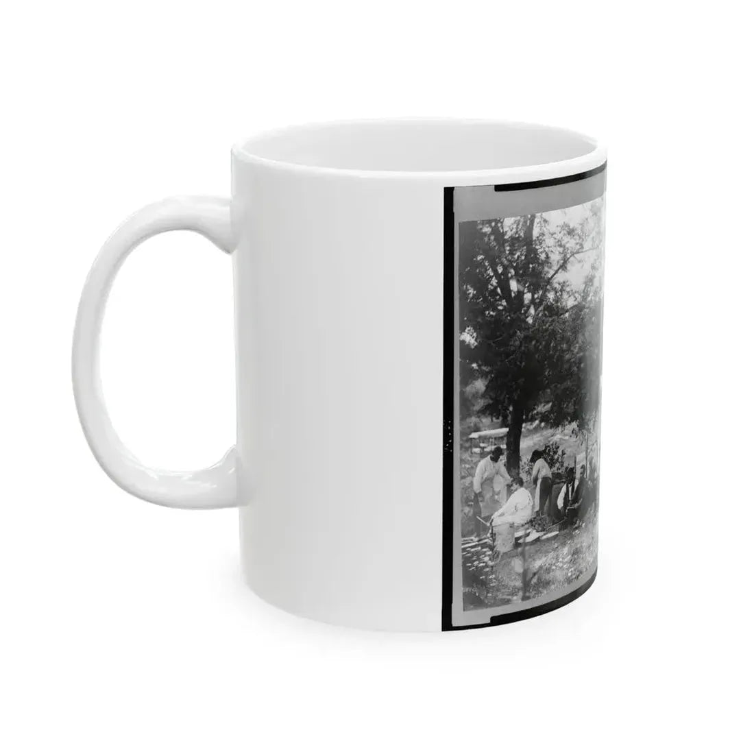 Gettysburg Camp Of Captain Huft (U.S. Civil War) White Coffee Mug - Go Mug Yourself