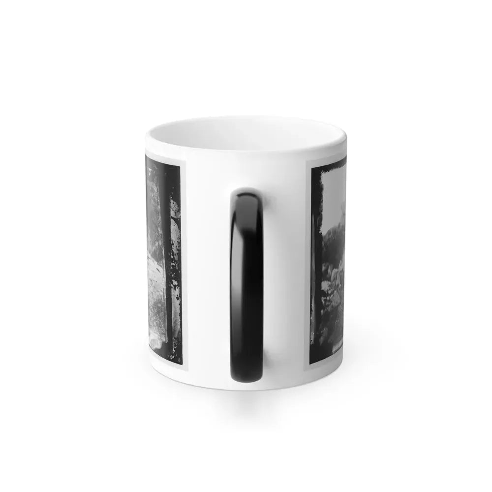 Gettysburg, Pa. Alfred R. Waud, Artist of Harper's Weekly, Sketching on Battlefield (U.S. Civil War) Color Changing Coffee Mug 11oz - Go Mug Yourself